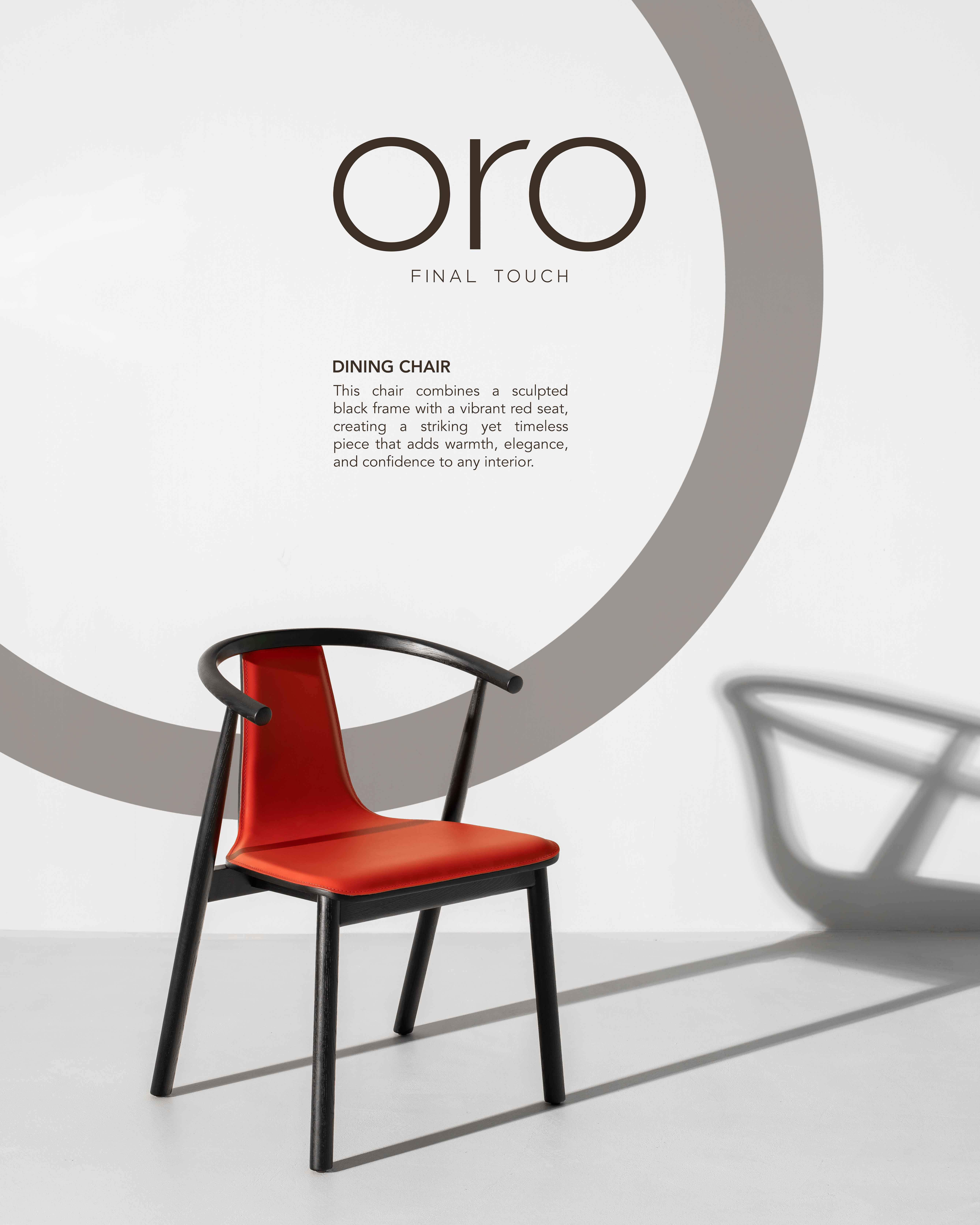 red armchair